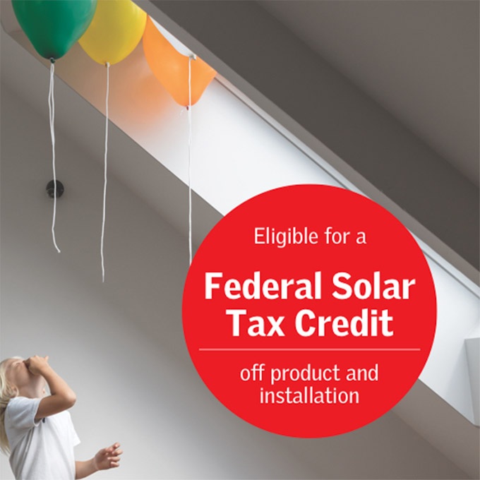 Velux skiylight and sun tunnel qualify for a 30% Federal Tax credit that Skylights of Rhode Island can assist by calling 401-268-7510